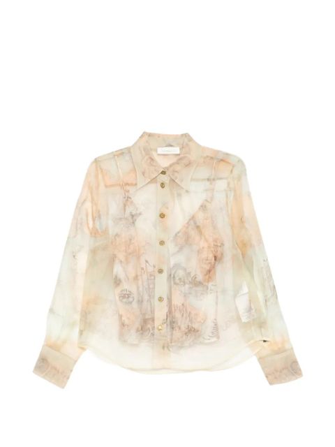 ZIMMERMANN Rebellion shirt - Neutrals - zdjęcie produktu nr 1