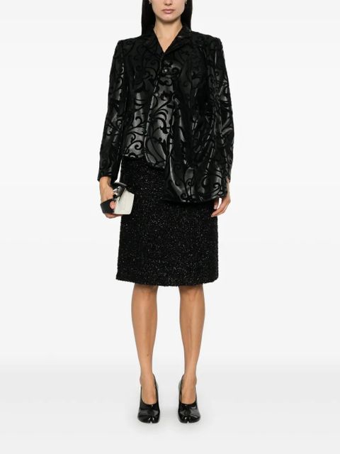 Comme Des Garçons asymmetric blazer - Black - zdjęcie produktu nr 2