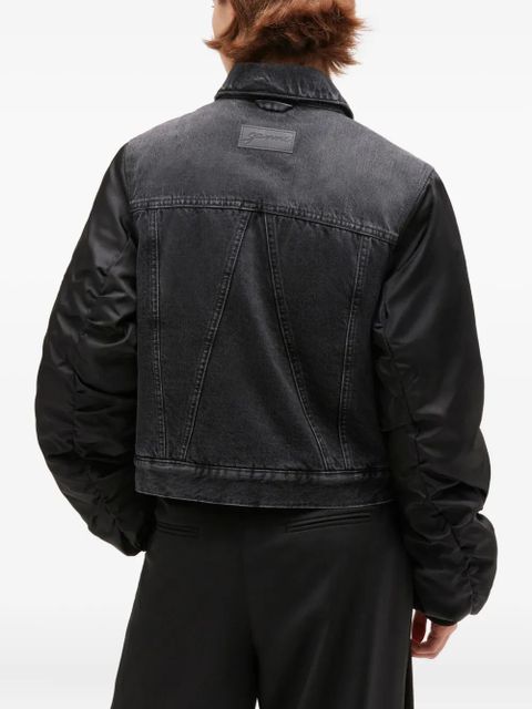 GANNI buttoned denim jacket - Black