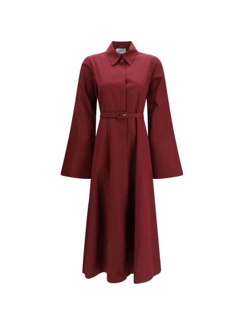 Gabriela Hearst Carmina belted midi dress - Red - zdjęcie produktu nr 1