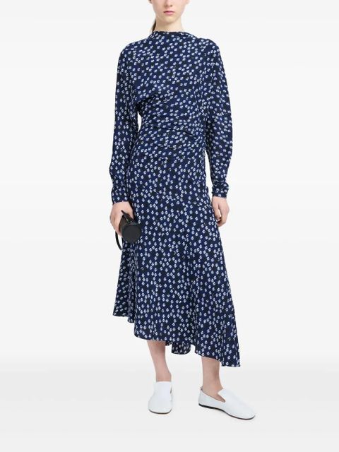 Proenza Schouler Alina midi dress - Blue - zdjęcie produktu nr 2