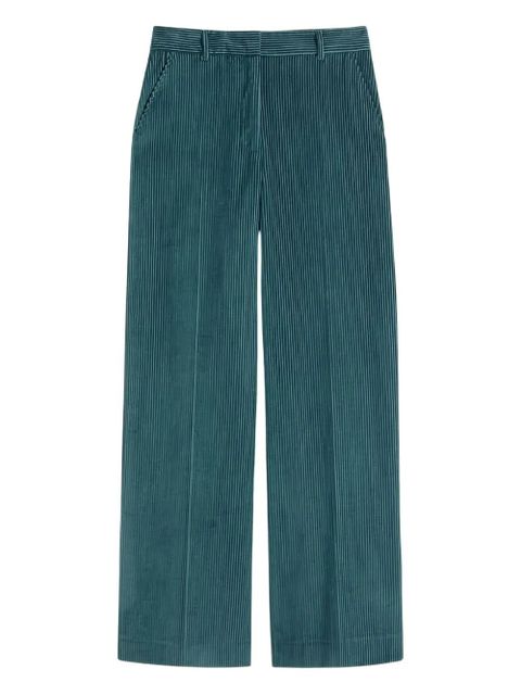 Weekend Max Mara corduroy cotton trousers - Blue - zdjęcie produktu nr 1