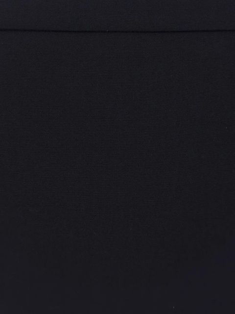 Max Mara high-waisted slit skirt - Blue