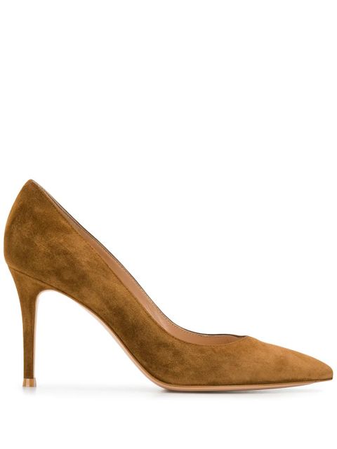 Gianvito Rossi Gianvito 85 suede pumps - Brown - zdjęcie produktu nr 1