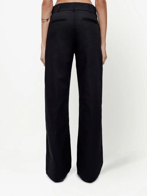 RE/DONE wide leg low-rise trousers - Black - zdjęcie produktu nr 2