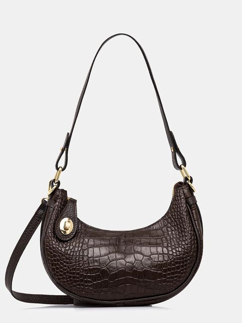 Answear.LAB torebka skórzana kolor brązowy - zdjęcie produktu nr 1