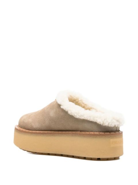 Prada suede slippers - Neutrals - zdjęcie produktu nr 2