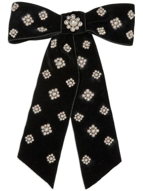 Jennifer Behr Margaret bow barrette - Neutrals - zdjęcie produktu nr 1