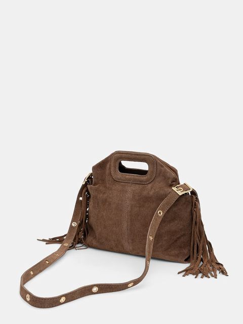 Answear.LAB torebka zamszowa kolor brązowy - zdjęcie produktu nr 2