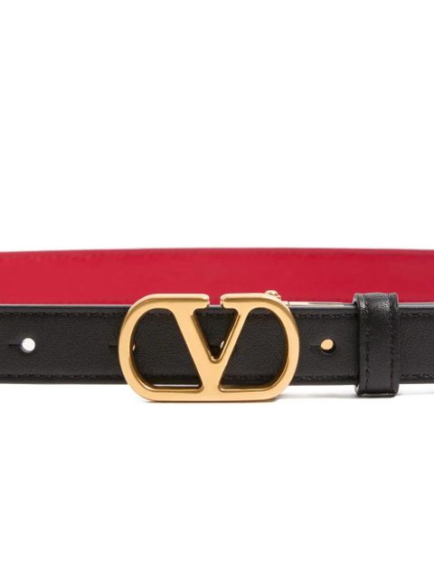 Valentino Garavani VLogo Signature reversible belt - Black