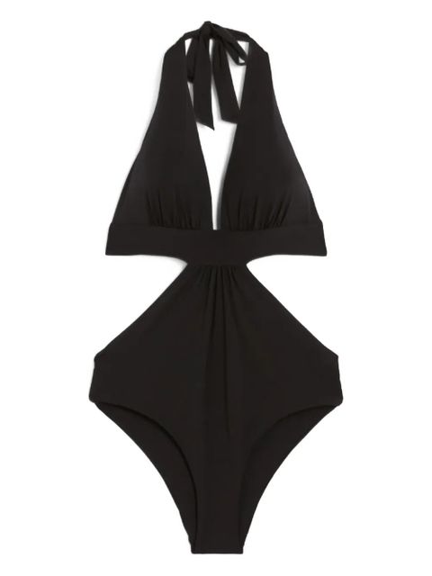Max Mara tie v-neck cassie swimsuit - Black - zdjęcie produktu nr 1