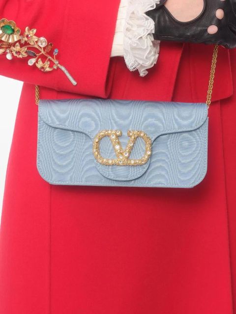 Valentino Garavani Locò clutch bag - Blue