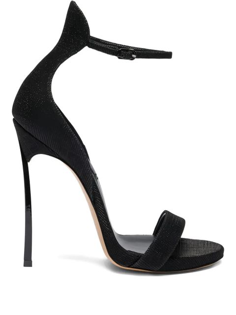 Casadei 120mm ankle-strap heeled sandals - Black - zdjęcie produktu nr 1