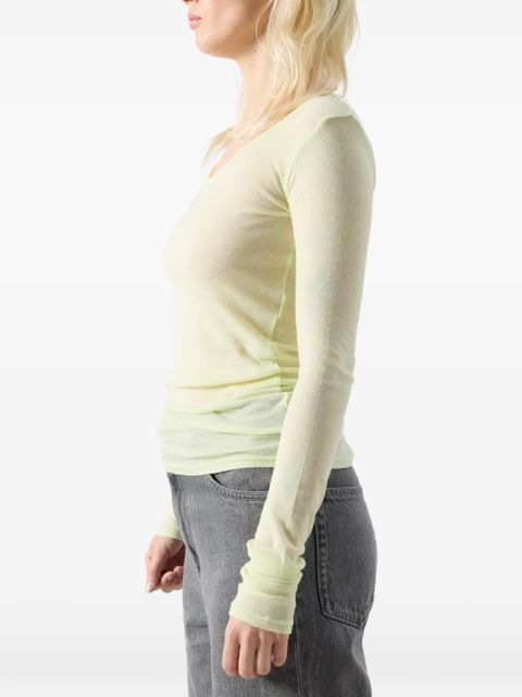 American Vintage Massachusetts long-sleeves top - Green