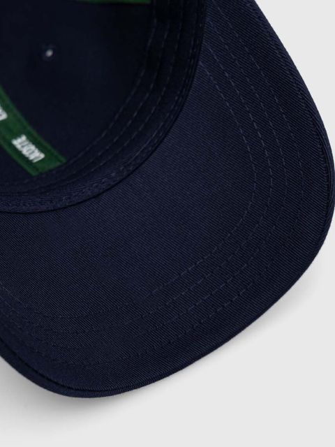 Lacoste czapka z daszkiem bawełniana kolor granatowy z aplikacją RK0491-031 - zdjęcie produktu nr 2