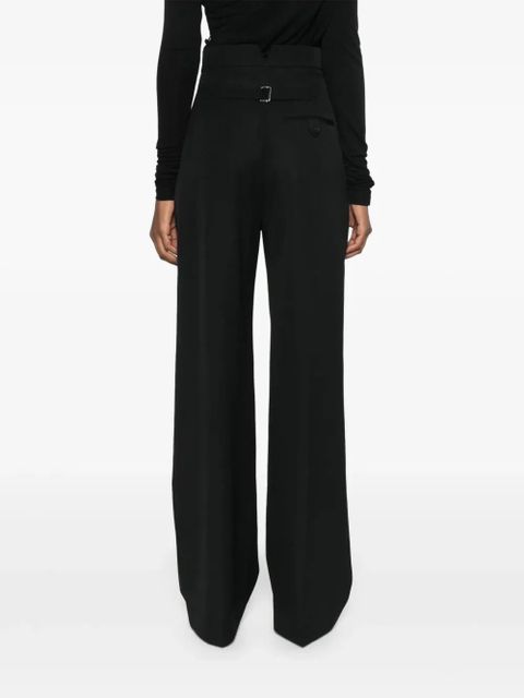 Alexander McQueen wool trousers - Black
