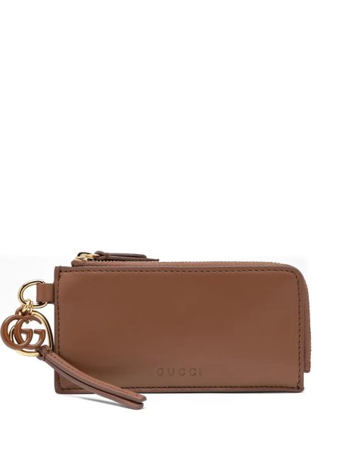 Gucci charm-detail card holder - Brown - zdjęcie produktu nr 1