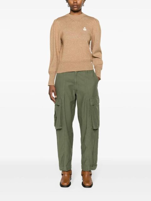 MARANT ÉTOILE Kelaya logo-embroidered jumper - Neutrals - zdjęcie produktu nr 2