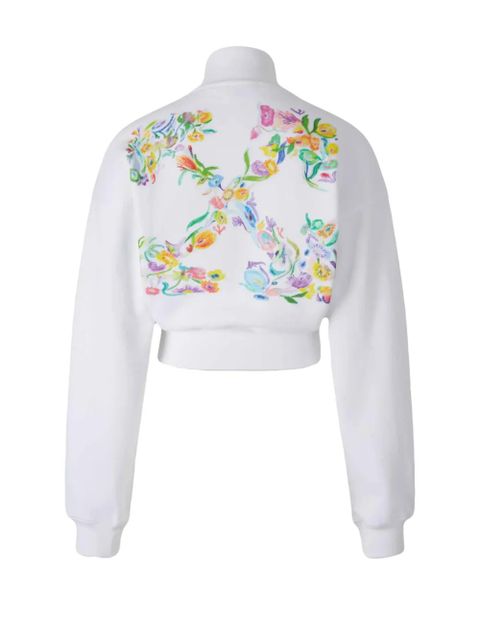 Off-White floral zipped sweatshirt - zdjęcie produktu nr 2