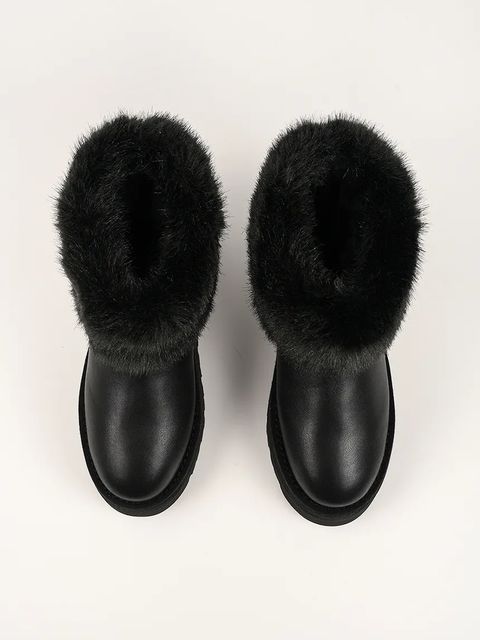 Karl Lagerfeld śniegowce SKYLAR kolor czarny KL48655