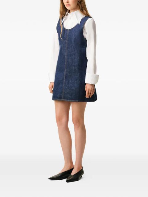 AMI Paris denim mini dress - Blue - zdjęcie produktu nr 2