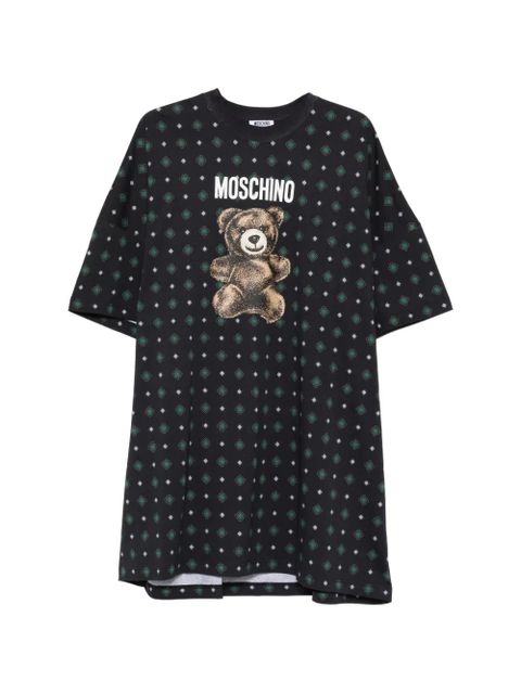 Moschino bear-print mini dress - Black - zdjęcie produktu nr 1