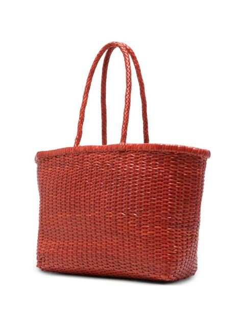 DRAGON DIFFUSION big B Weave woven tote bag - Orange