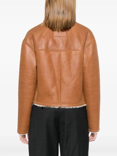 ISABEL MARANT Eriana reversible leather jacket - Brown - zdjęcie produktu nr 2