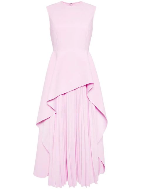 Solace London The Severny peplum midi dress - Pink - zdjęcie produktu nr 1