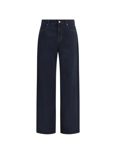 Max Mara contrast-stitch five-pocket jeans - Blue - zdjęcie produktu nr 1