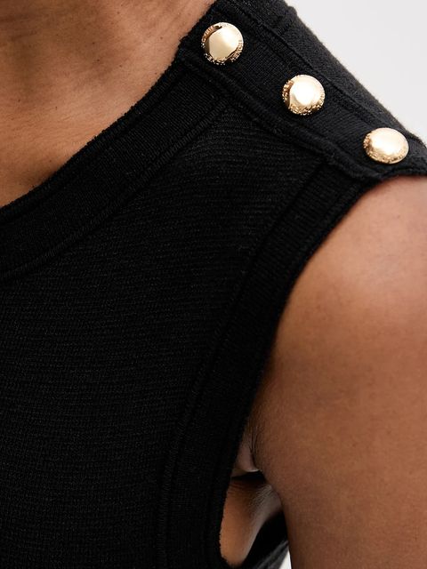 Silvian Heach sukienka ESPINOSA kolor czarny mini dopasowana GPA25136VE