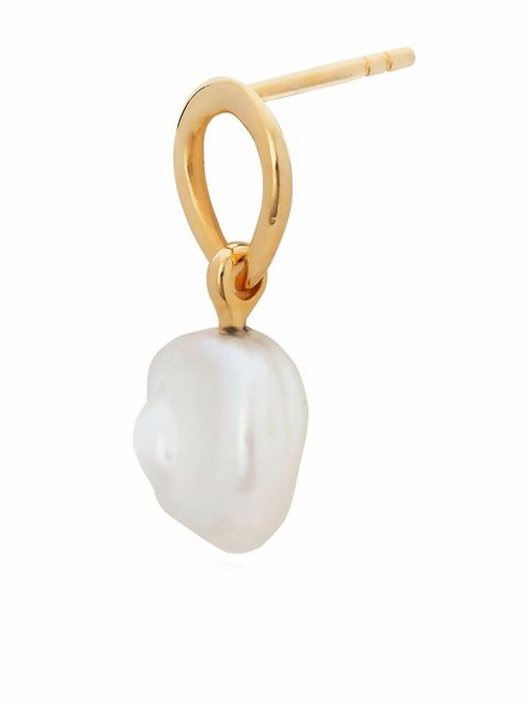 Monica Vinader Nura Keshi Pearl drop earrings - Gold