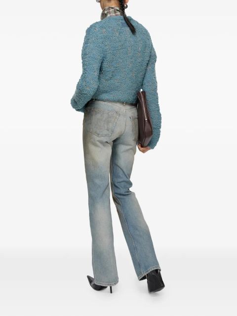 Acne Studios bow-detail cardigan - Brown