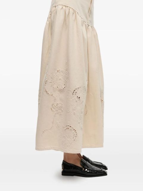 GANNI square-toe loafers - Black