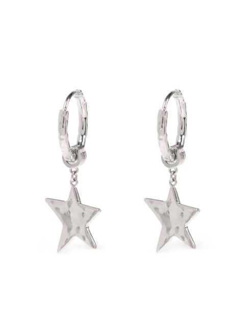 Zadig&Voltaire star-charm hoop earrings - Silver