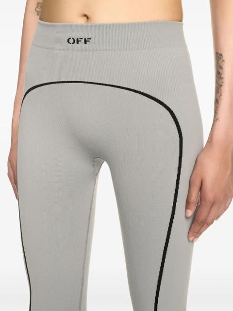 Off-White Off Stamp leggings - Grey