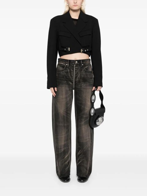 Alexander Wang mid-rise straight-leg jeans - Brown - zdjęcie produktu nr 2