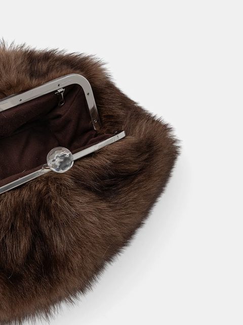 Weekend Max Mara torebka AORTENSIA kolor brązowy 2615511134600