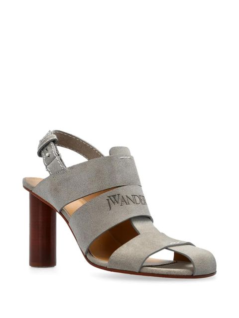 JW Anderson 95mm suede pumps - Grey