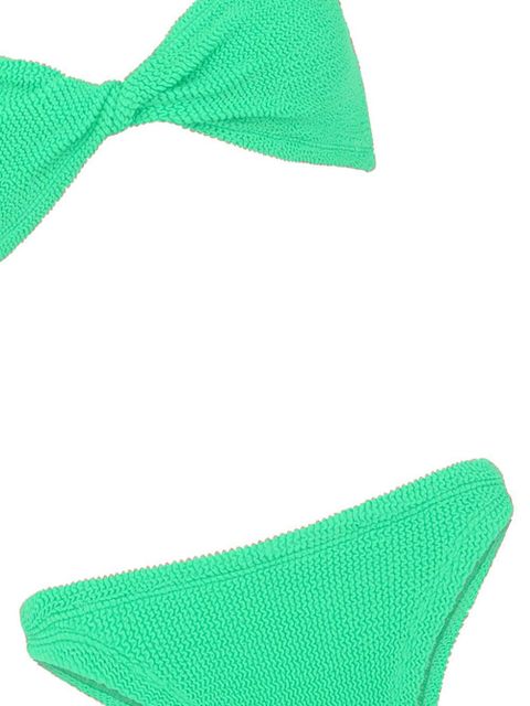 Hunza G Juno crinkle bikini - Green