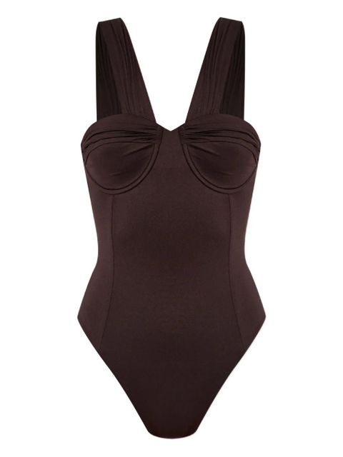 Balmain logo swimsuit - Brown - zdjęcie produktu nr 1