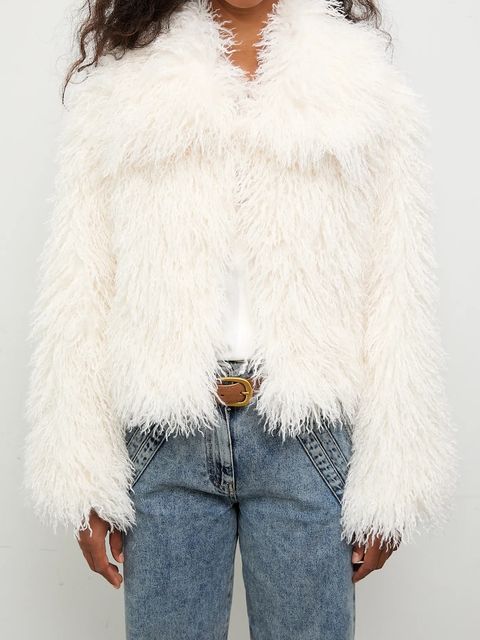 Answear.LAB kurtka kolor beżowy przejściowa - zdjęcie produktu nr 2