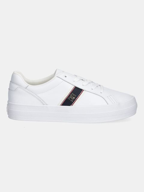 Tommy Hilfiger sneakersy skórzane VULC WEBBING SNEAKER - zdjęcie produktu nr 1