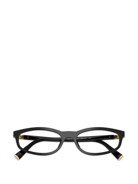 Miu Miu Eyewear oval-shape glasses - Black