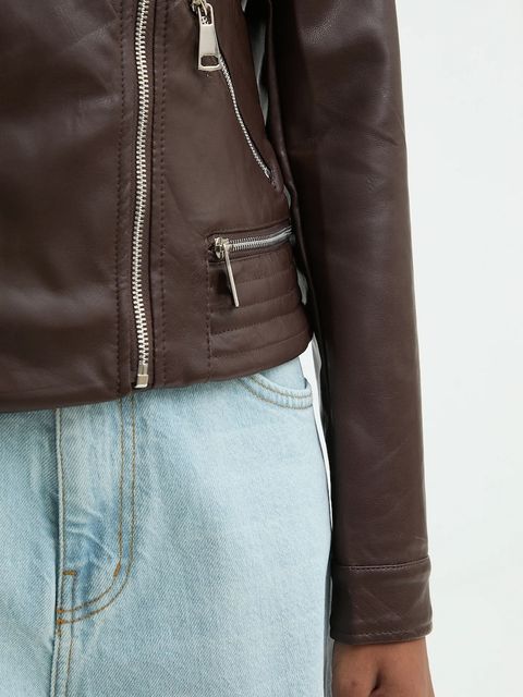 Answear.LAB ramoneska kolor brązowy przejściowa