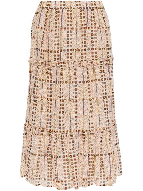 MARANT ÉTOILE Diya maxi skirt - Neutrals - zdjęcie produktu nr 1