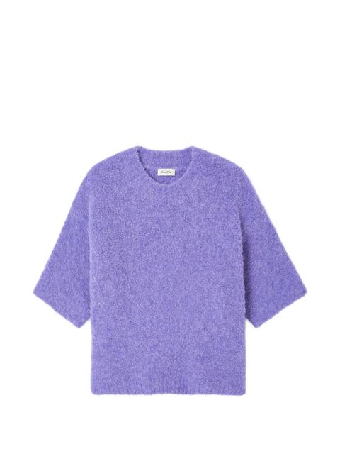 American Vintage Zolly short-sleeve round-neck sweater - Purple - zdjęcie produktu nr 1