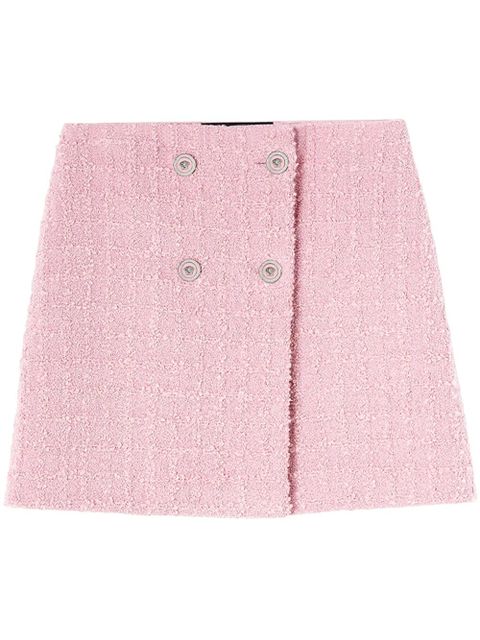 Versace tweed high-waist skirt - Pink - zdjęcie produktu nr 1
