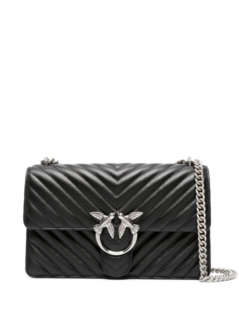 PINKO Love Bird quilted shoulder bag - Black - zdjęcie produktu nr 1