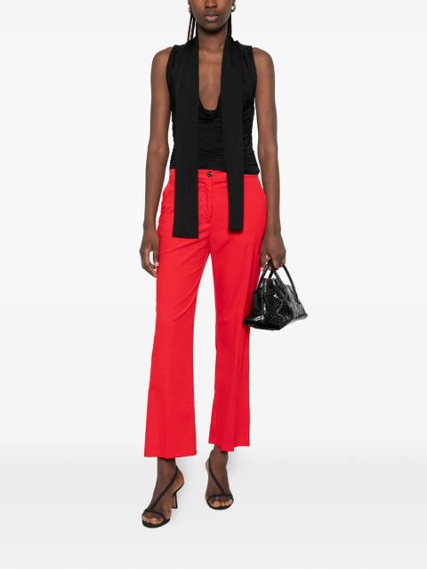 PINKO velour trousers - Red - zdjęcie produktu nr 2